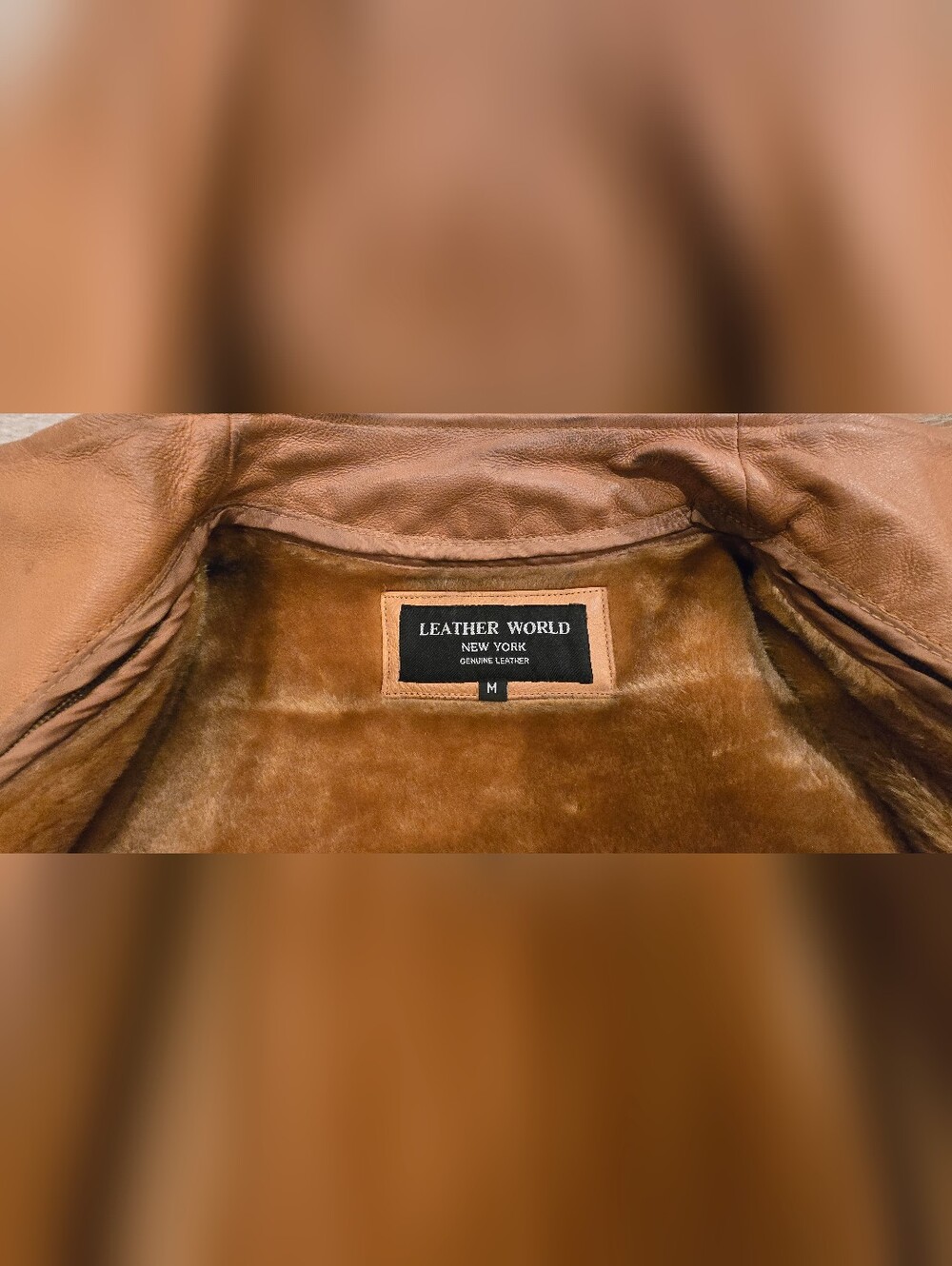 Tan Leather Works Knee-length Leather Jacket (Neess Cleaning/Repair)